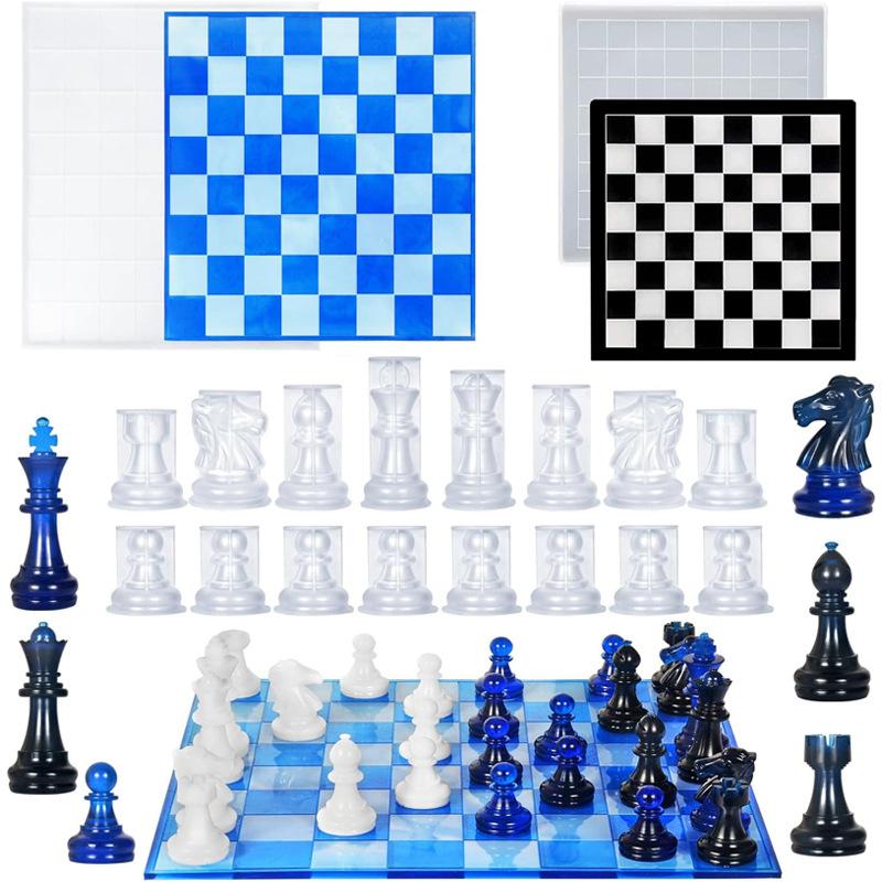 Art Craft Model - Reçine Satranç Seti Kalıbı, Satranç Tahtası