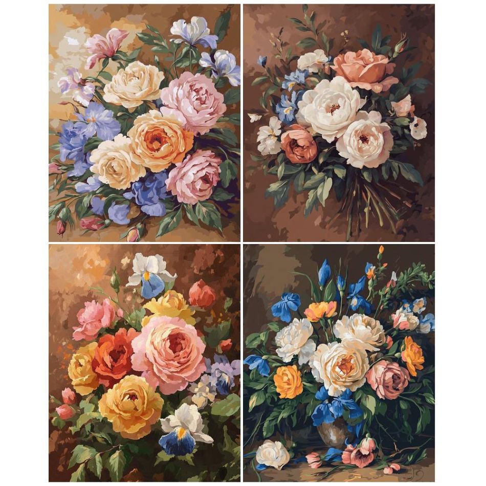 Art Craft Gift Ideas - CHENISTORY Çiçek 5d Elmas Boyama Kitleri