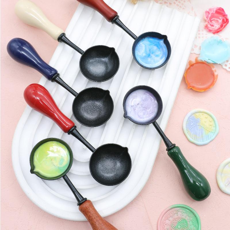 Batik Wax Kit - Mühür Mumları Mum Kaşıkları Vintage Kolay
