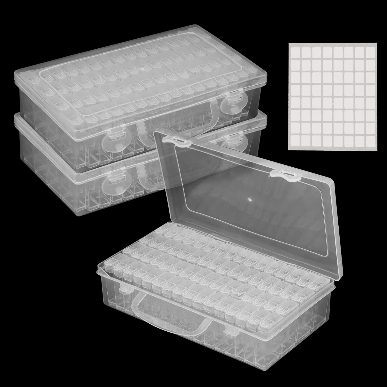 Art Craft Organizer - 4'lü Paket 64 Bölmeli Elmas Saklama