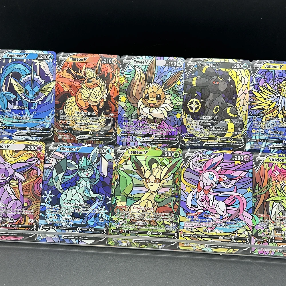 Origami Paper Set - 10 adet/takım Diy PTCG Eevee Umbreon