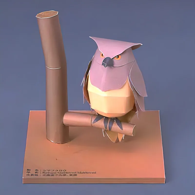 Art Craft Center - Blakiston'un Balık Baykuşları Origami Sanat Mini