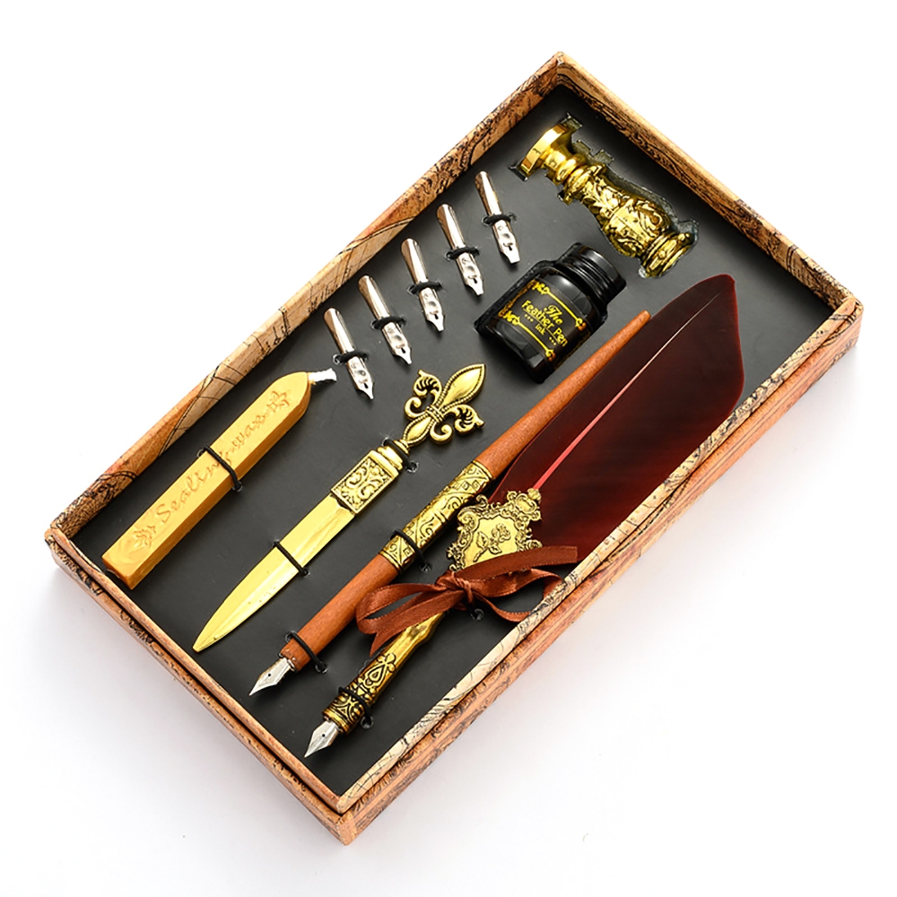 Batik Wax Kit - Antika Dolma Kalem Seti Tüy Uçlu