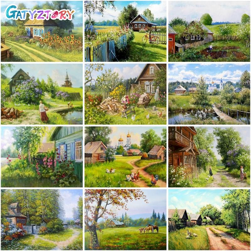 Art Craft Number - Güzel köy bin el sanatları akrilik