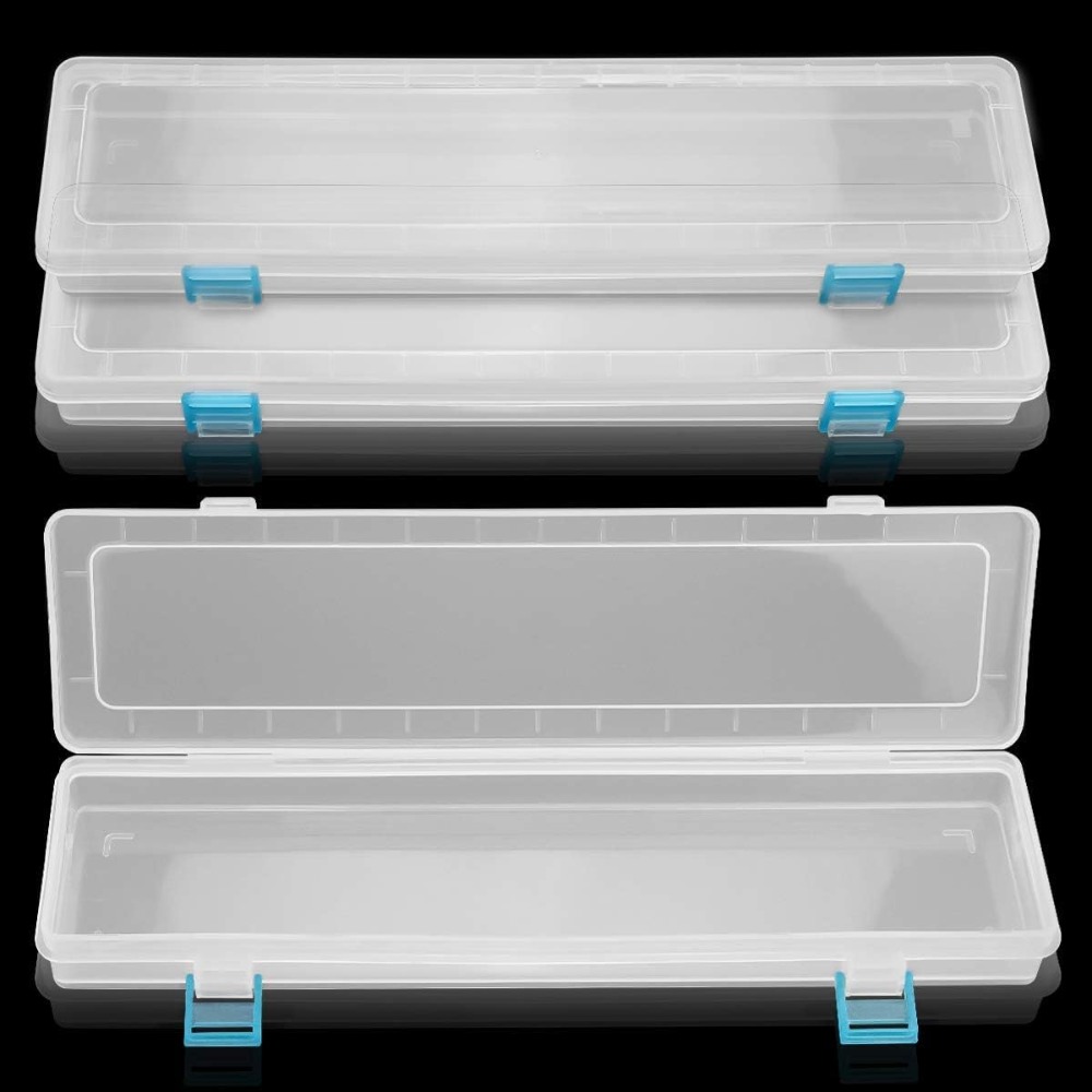 Art Craft Organizer - Beyaz Saklama Kutusu 33x7x3.5cm, Fırçalar, Kalemler,