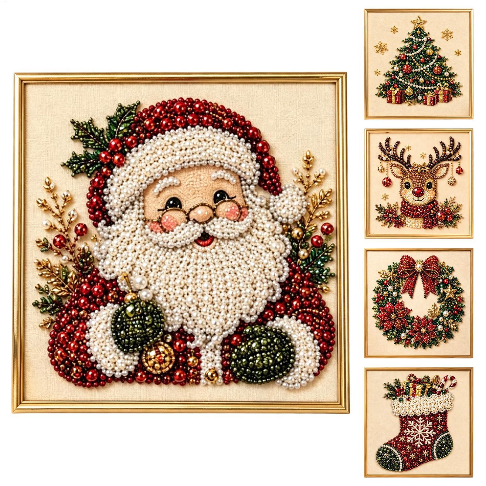 Art Craft For Christmas - İnci Boyama Seti Noel El Yapımı