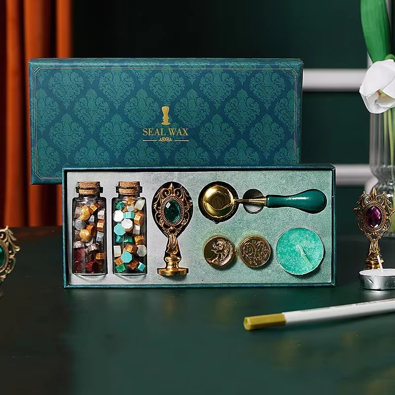 Batik Wax Kit - Mum Mühür Damga Seti Vintage Kiti