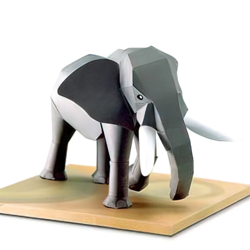 Art Craft Center - Afrika Fil Origami Sanat Mini 3D
