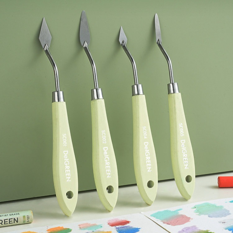 Painting Knife Palette - Sanatçı Paslanmaz Çelik Yağlıboya Bıçakları Yüksek