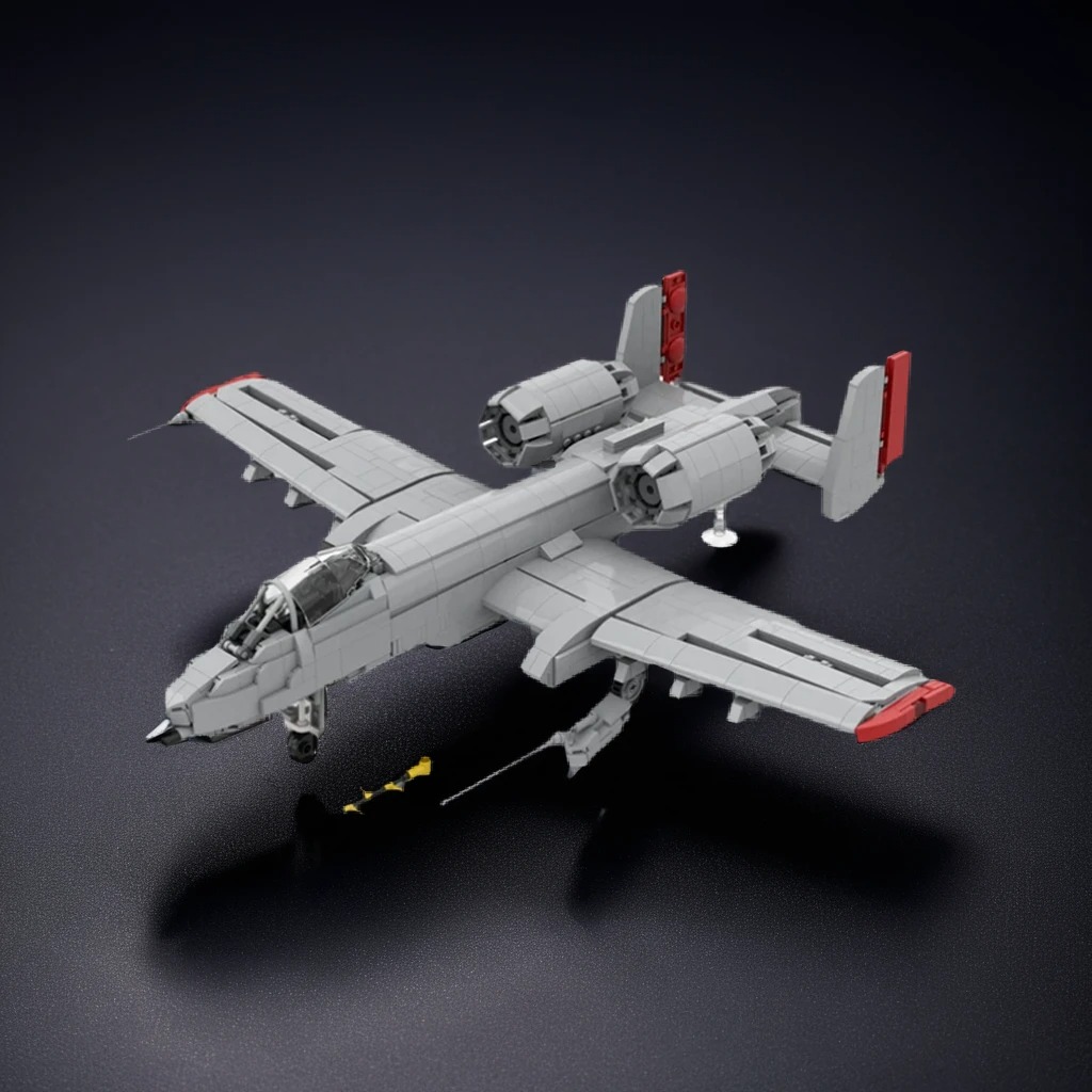 Art Craft Gift Ideas - 2468 parça MOC A-10 Warthog Model