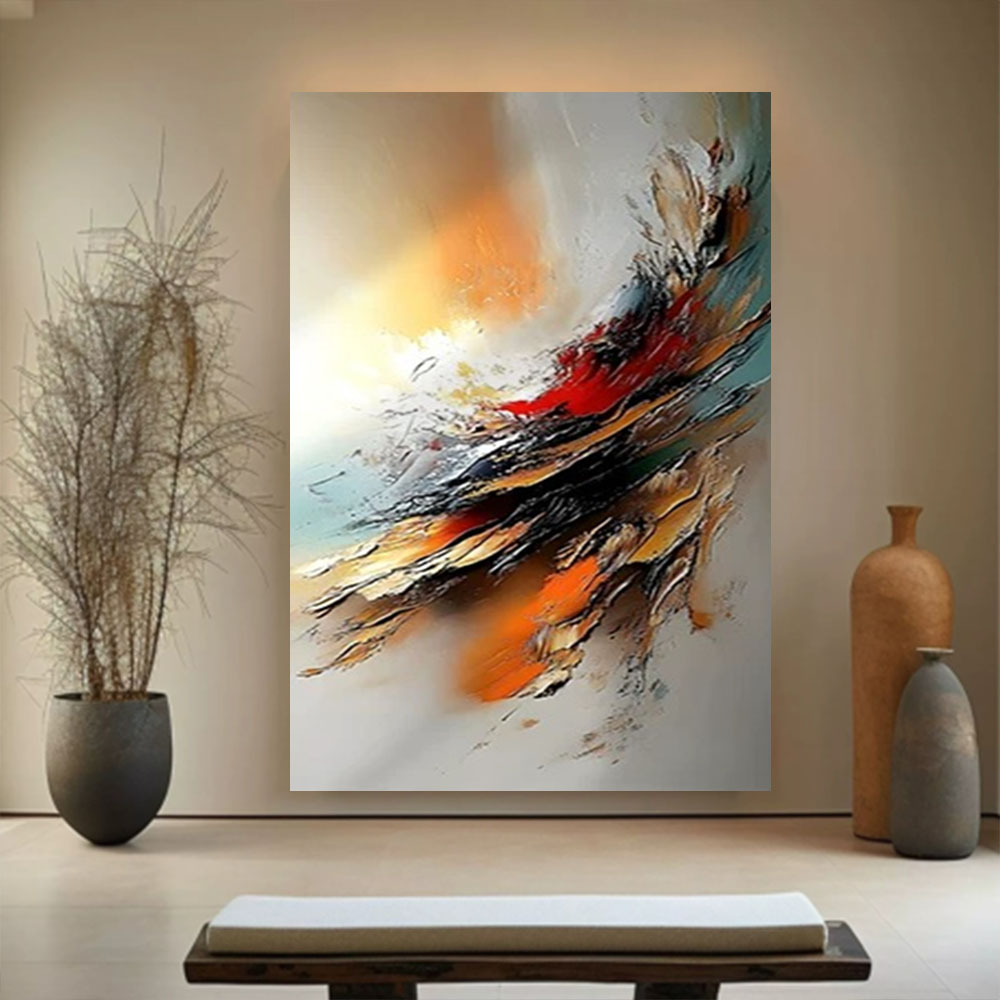 Painting Knife Palette - 100% El Yapımı Palet Kalın Doku