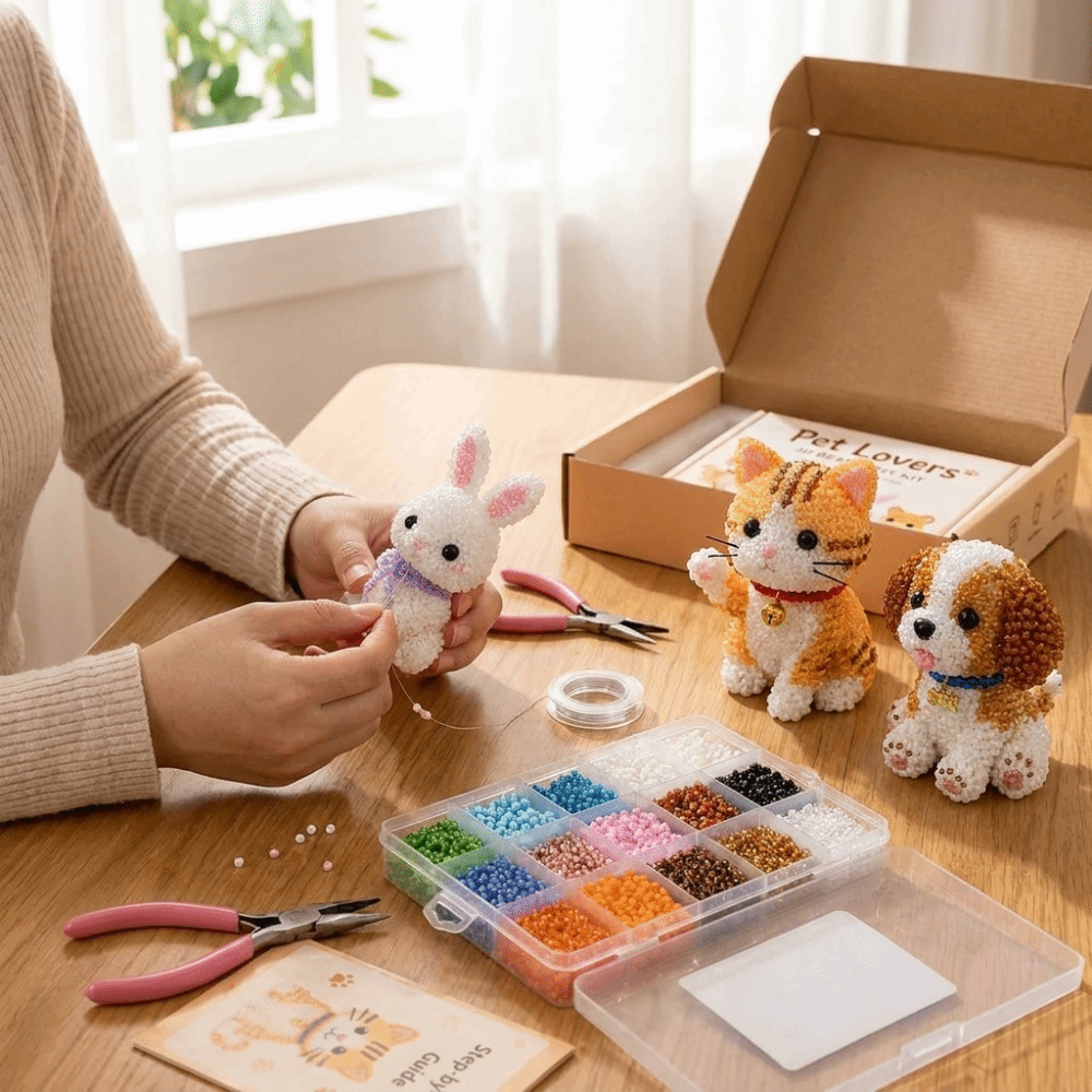 Art Craft Education - El Yapımı Kendin Yap Hayvan Boncuk
