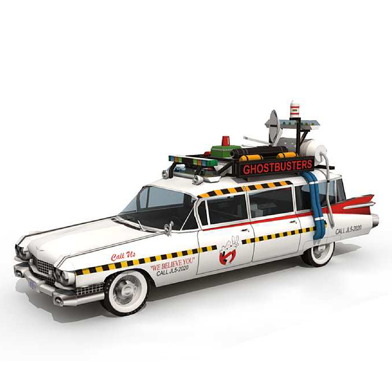 Art Craft Center - Ghostbusters araba Ecto-1A 1:20 Origami sanat,