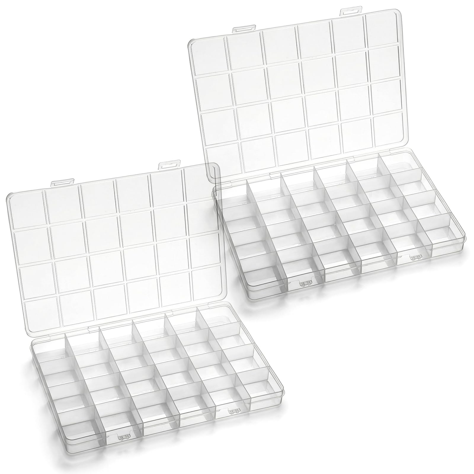 Art Craft Organizer - Ayarlanabilir Bölmeli 24 Bölmeli Plastik Organizer