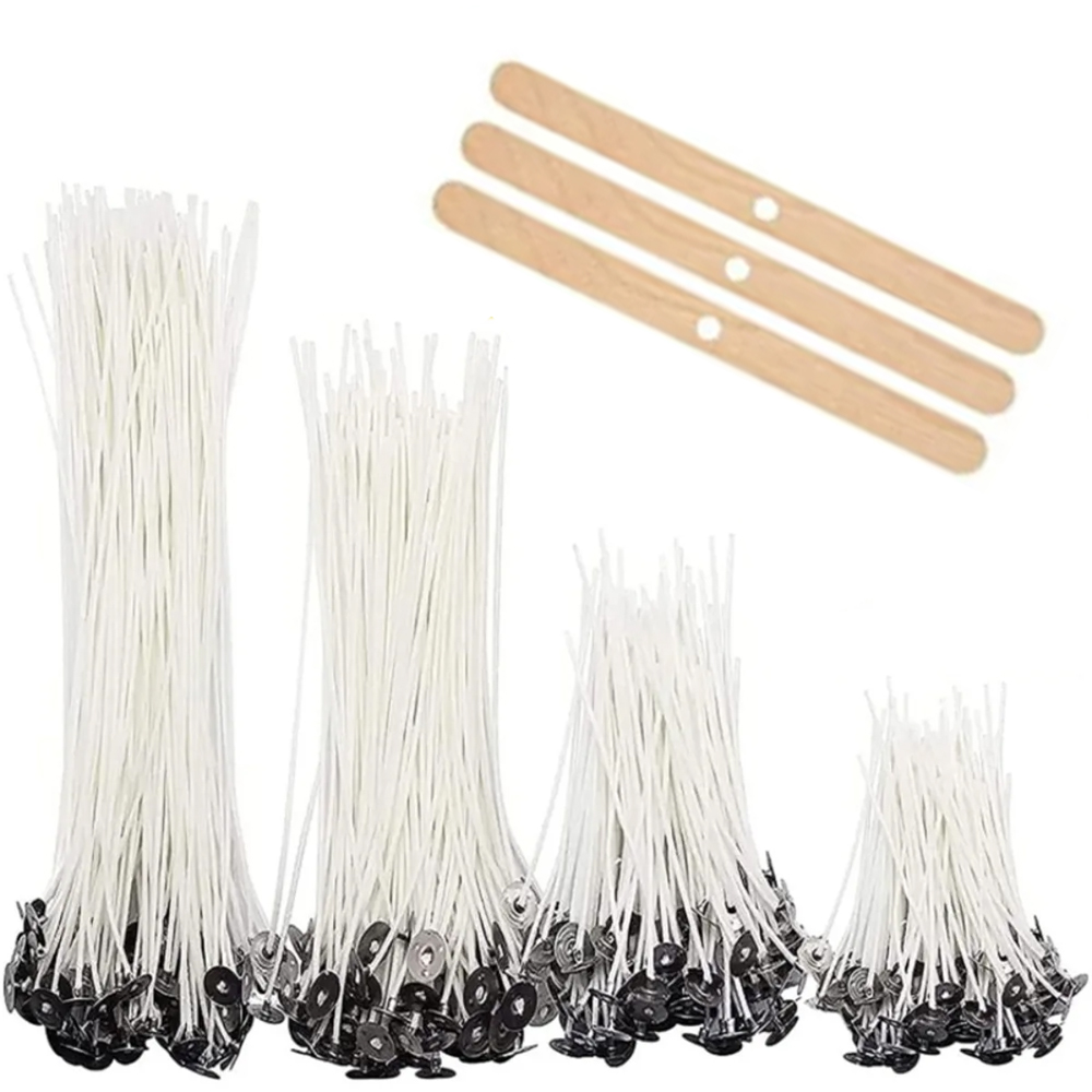 Soy Candle Fragrance Oil - 53 adet Mum Fitilleri Tutucu Mumlu