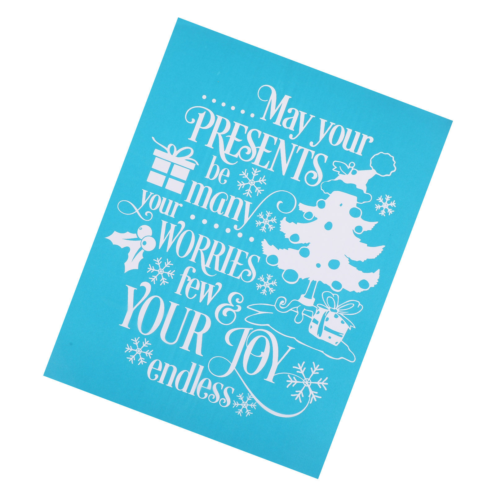 Art Craft For Christmas - Noel Kendinden Yapışkanlı Şablonlar Yeniden Kullanılabilir