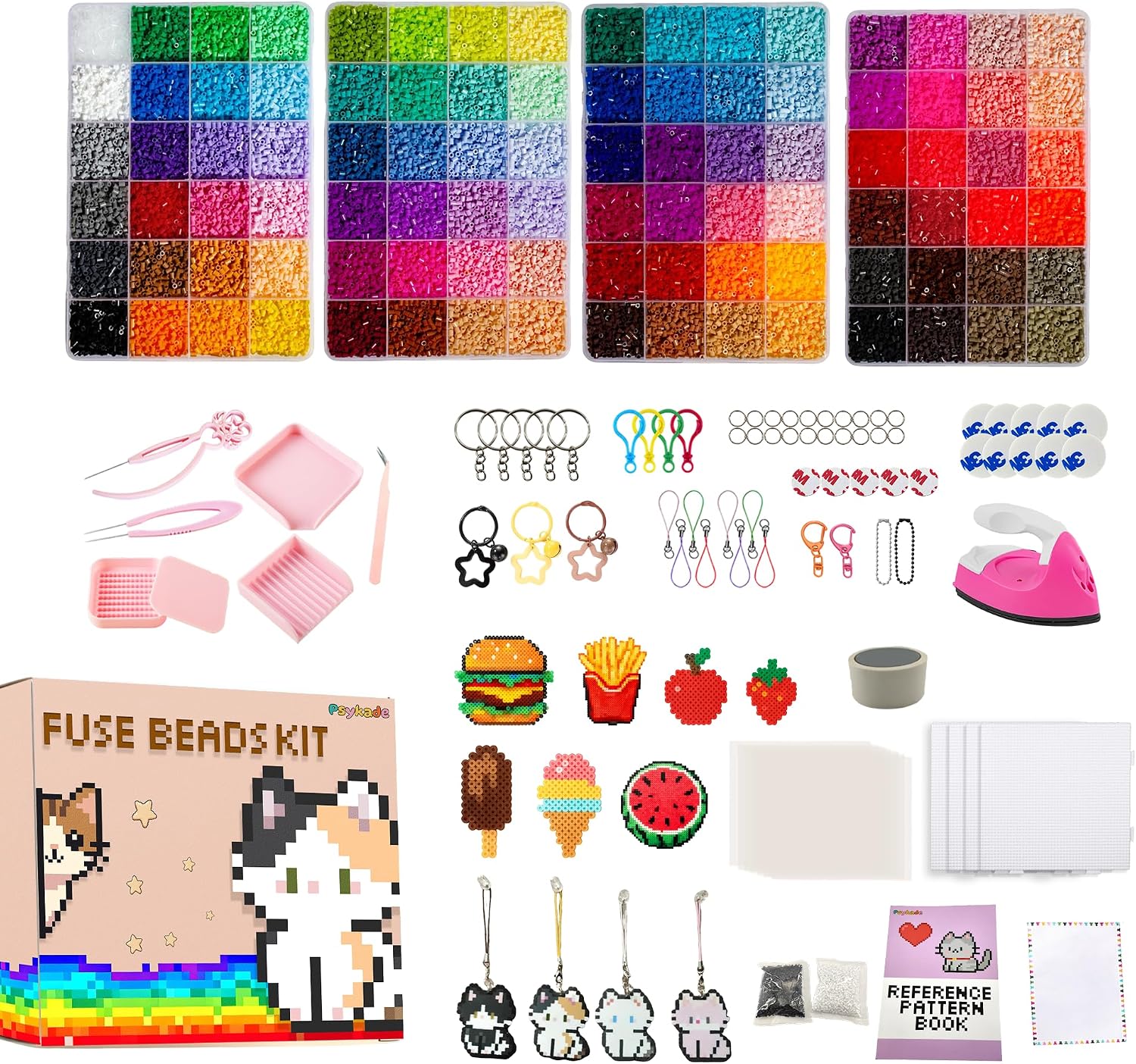 Art Craft Us - Sigorta Boncuk Seti-Kolay Kendin Yap-96 Renk
