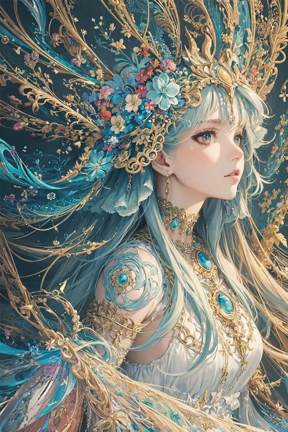 Art Craft Number - 5D Elmas Boyama Kitleri Anime Kızları