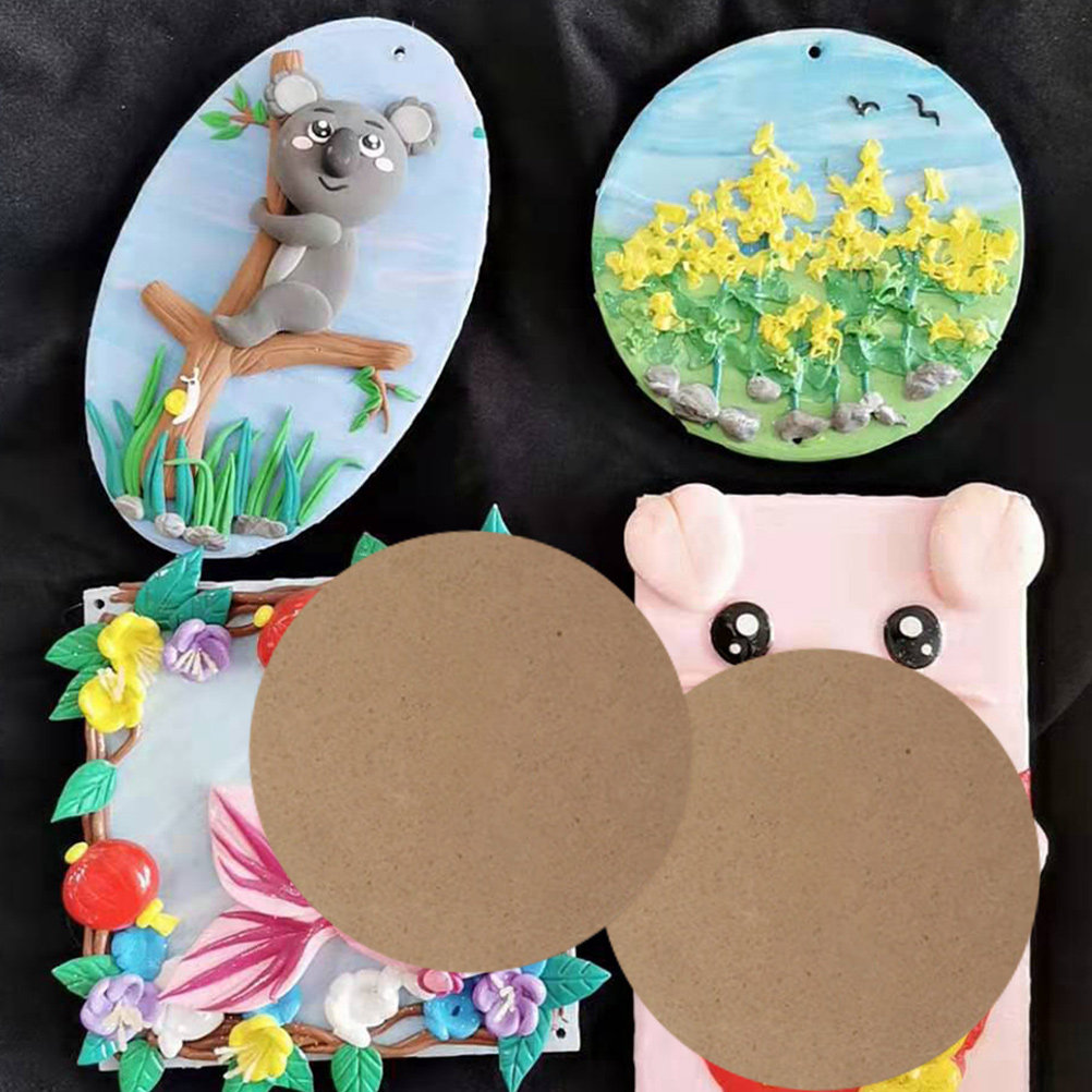 10 adet ahşap kil tahtası pürü - Art Craft Gift Ideas incelemesi ve fiyatı