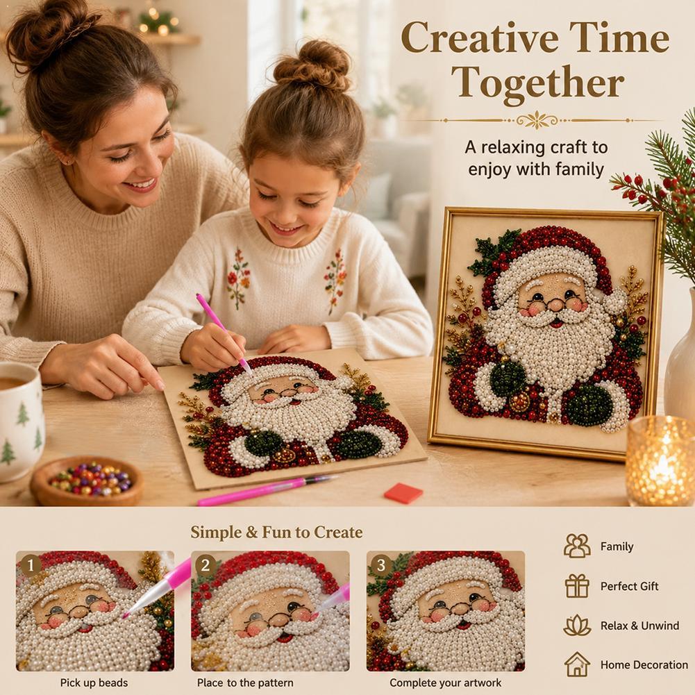 Noel Baba İnci Sanatı DIY Kiti - Art Craft For Christmas incelemesi ve fiyatı