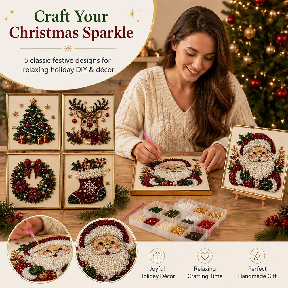 Noel Baba İnci Sanatı DIY Kiti - Art Craft For Christmas incelemesi ve fiyatı