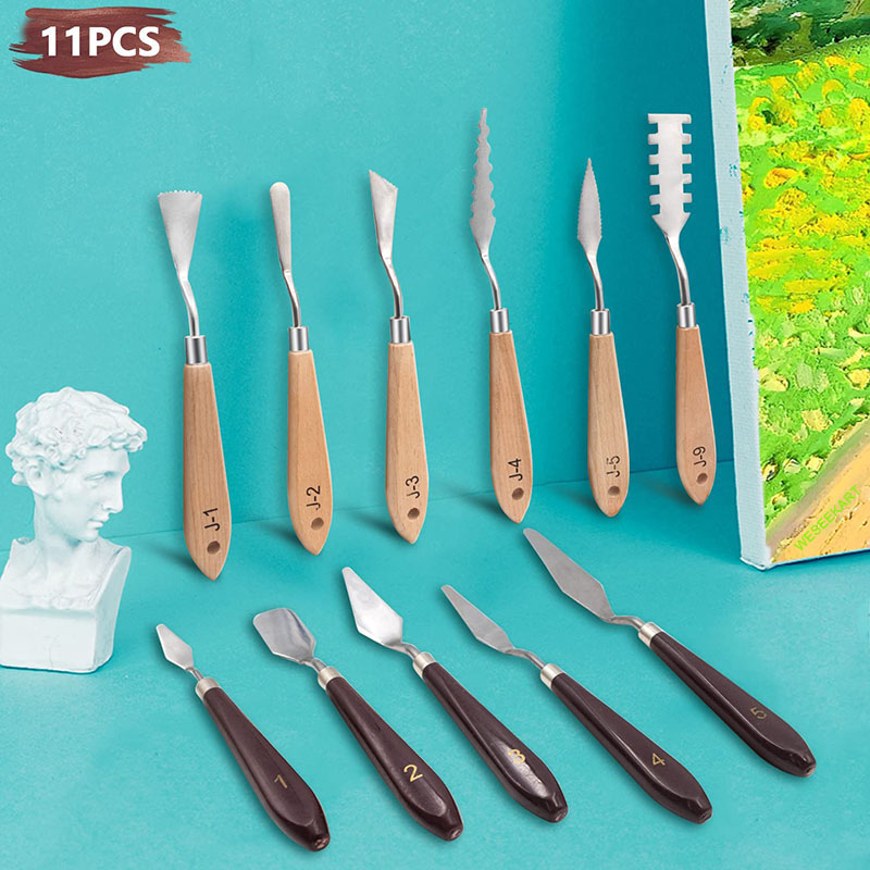 11 adet boyama bıçakları seti  - Painting Knife Palette incelemesi ve fiyatı