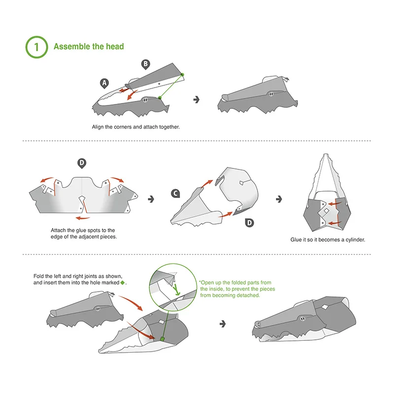 Timsah Katlanır Origami Sanat  - Art Craft Center incelemesi ve fiyatı