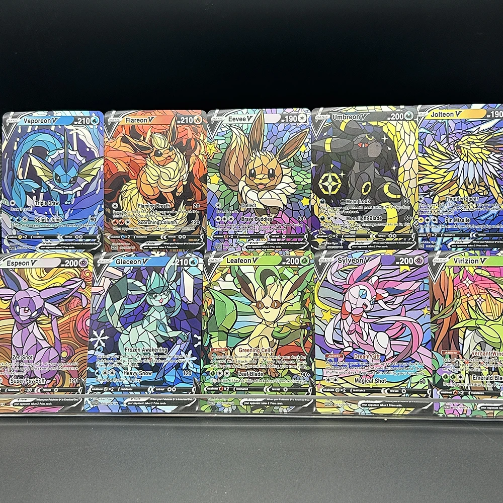 10 adet/takım Diy PTCG Eevee U - Origami Paper Set incelemesi ve fiyatı