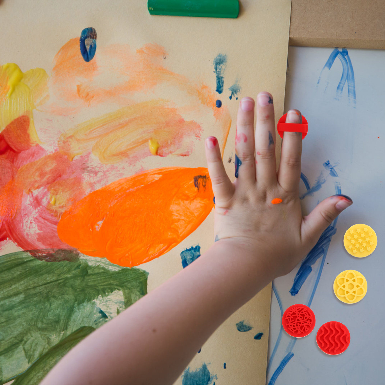 8 Adet Kauçuk Damga, Çocuklar  - Art Craft Education incelemesi ve fiyatı