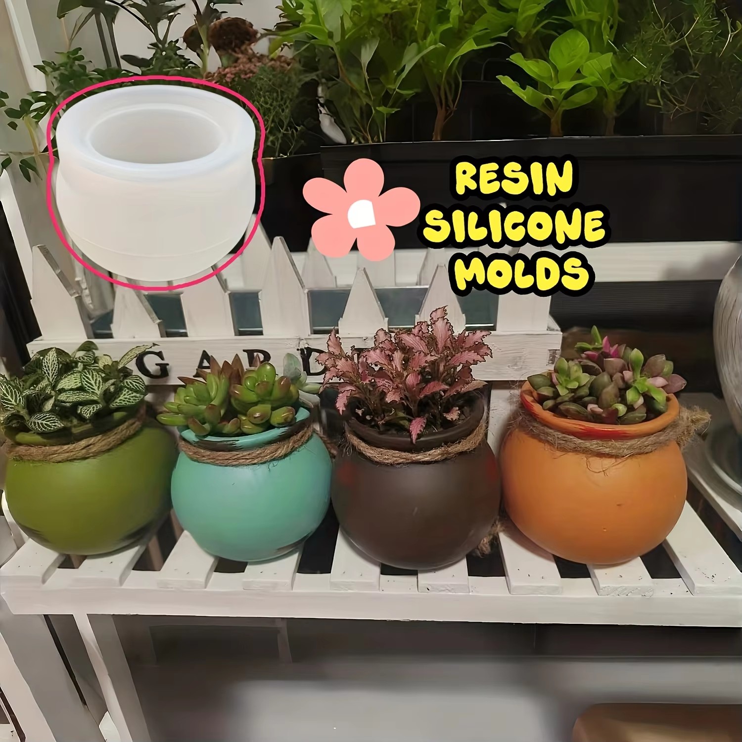 Silikon Saksı Kalıpları, Reçin - Art Craft Model incelemesi ve fiyatı