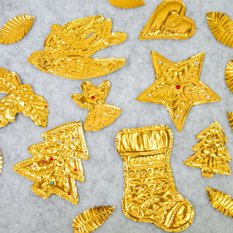 DIY Altın Folyo Sanat Rölyef N - Art Craft For Christmas incelemesi ve fiyatı