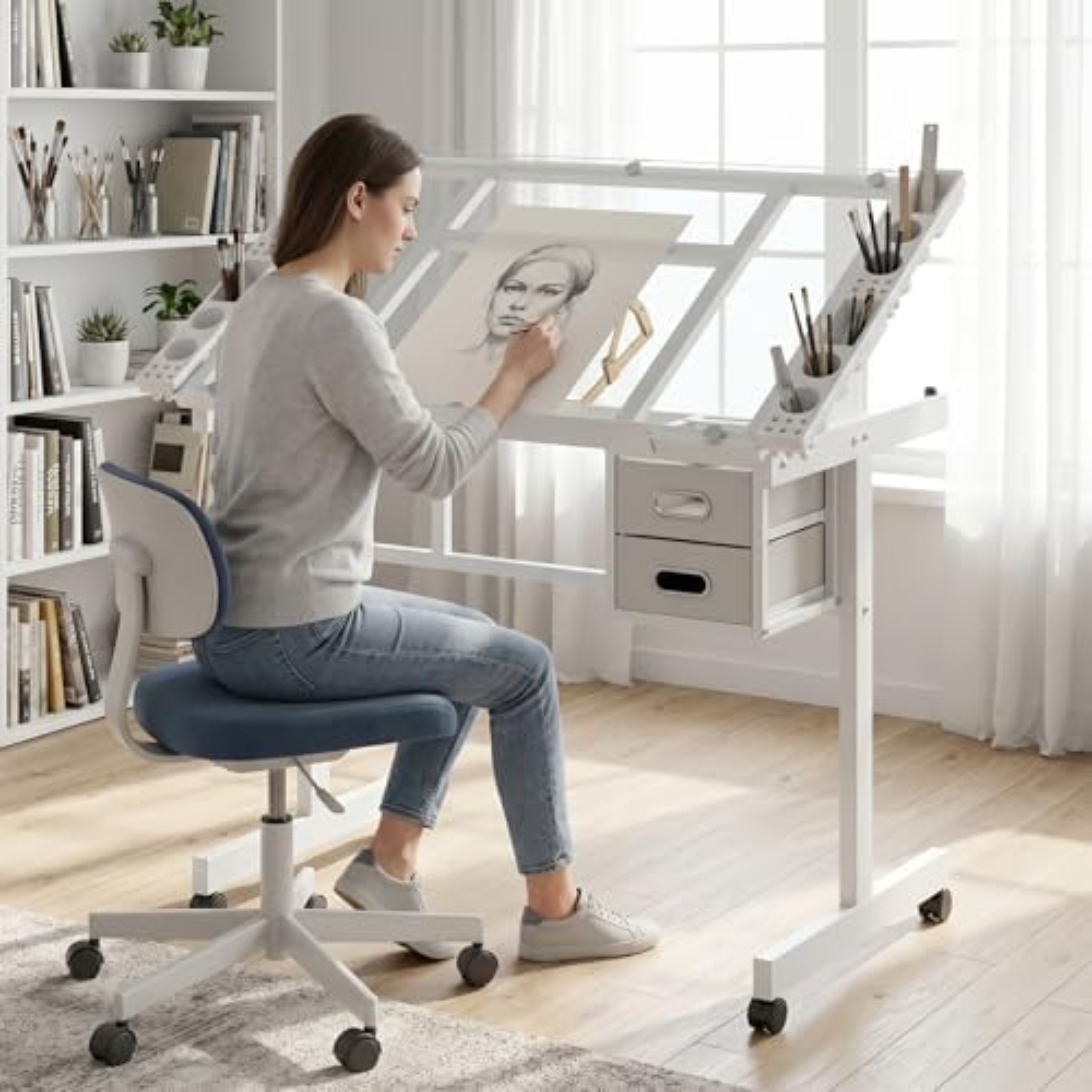 Tekerlekli Çizim Masası, Boyam - Art Craft Us incelemesi ve fiyatı
