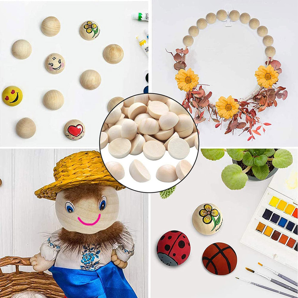 Yarım ahşap topları boncuk bit - Art Craft For Christmas incelemesi ve fiyatı