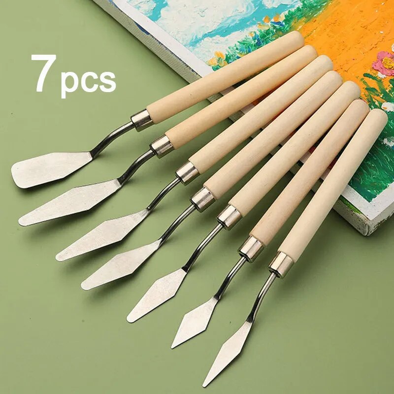 7 adet Paslanmaz Çelik Yağlıbo - Painting Knife Palette incelemesi ve fiyatı