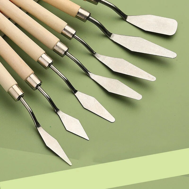 7 adet Paslanmaz Çelik Yağlıbo - Painting Knife Palette incelemesi ve fiyatı
