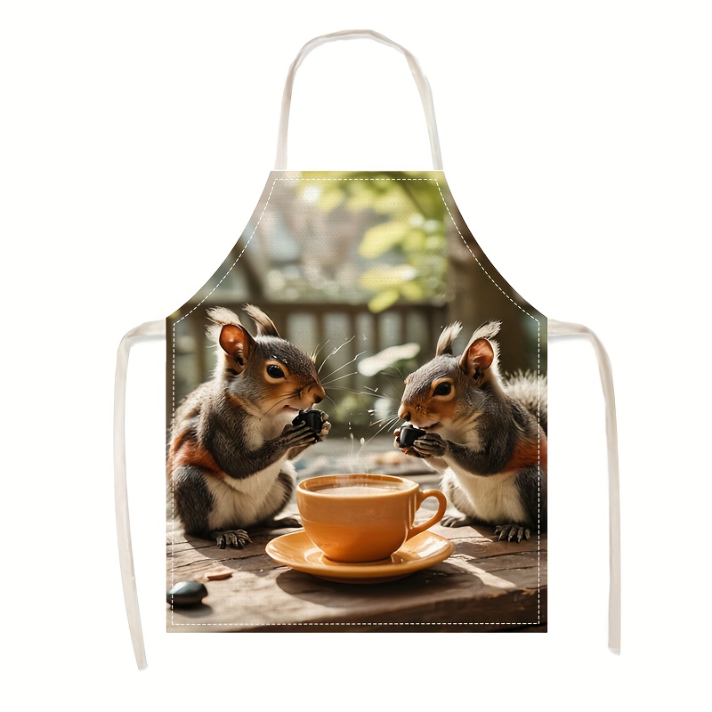 Keten Önlük Sincap Kahve Sahne - Art Craft Gift Ideas incelemesi ve fiyatı