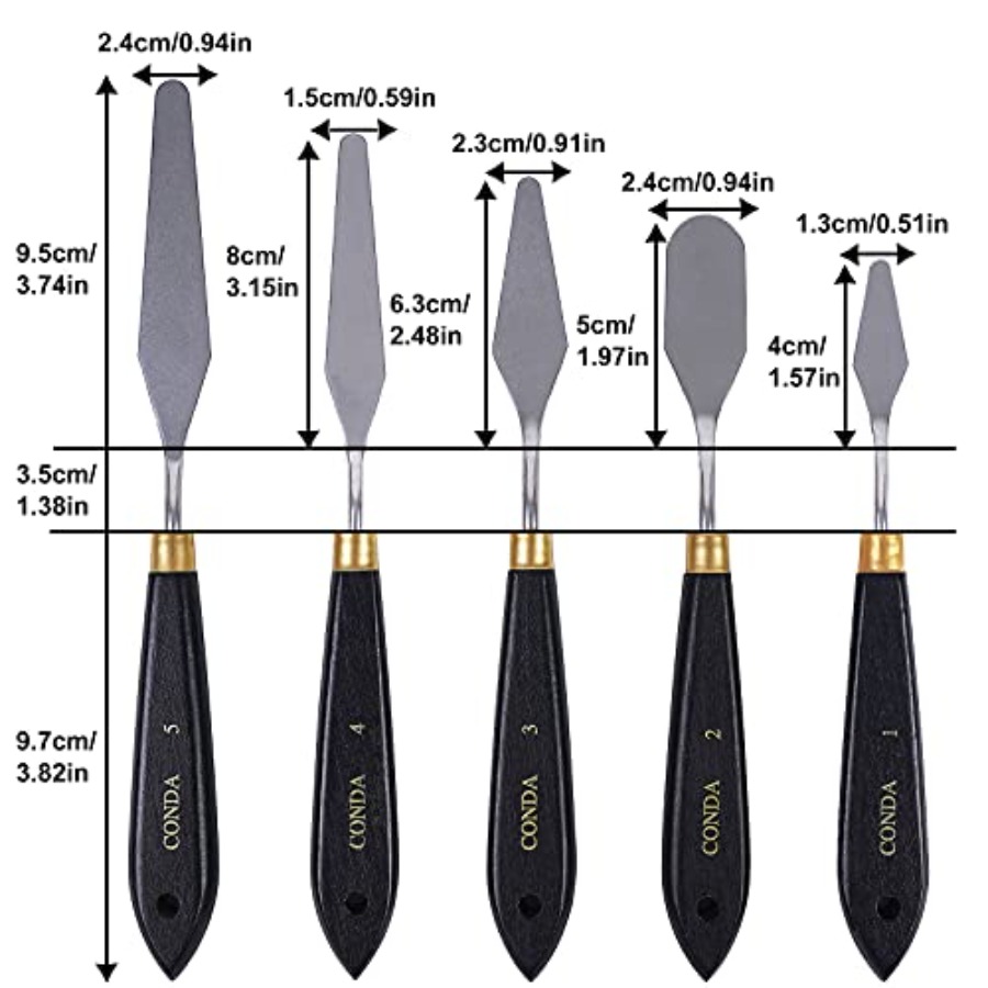 Palet Bıçağı Boyama Paslanmaz  - Painting Knife Palette incelemesi ve fiyatı