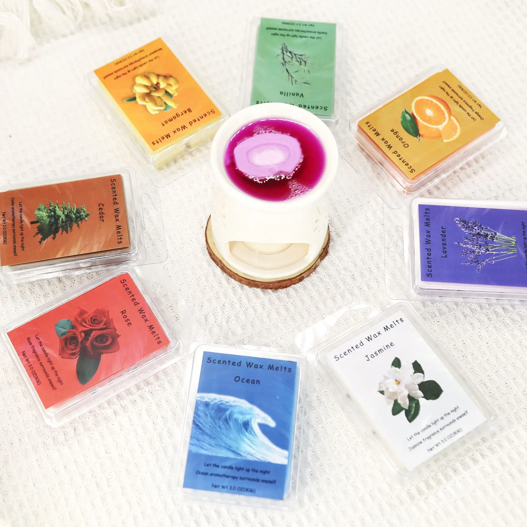 8'li Kokulu Balmumu Eritir Soy - Soy Candle Fragrance Oil incelemesi ve fiyatı