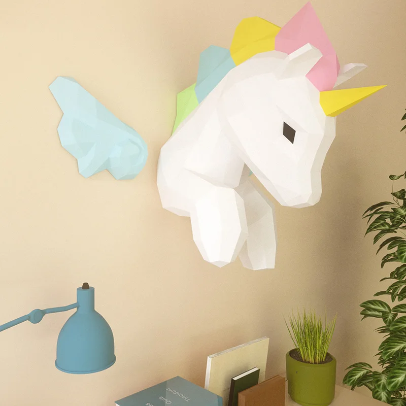 Gökkuşağı ünikorn Hayvan Duvar - Art Craft Center incelemesi ve fiyatı
