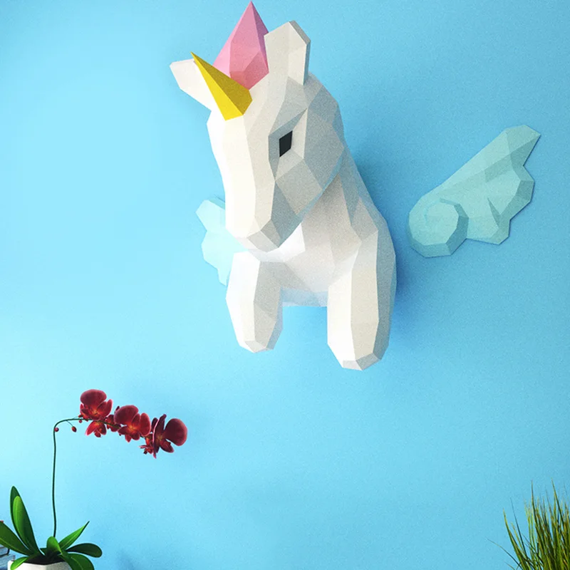 Gökkuşağı ünikorn Hayvan Duvar - Art Craft Center incelemesi ve fiyatı