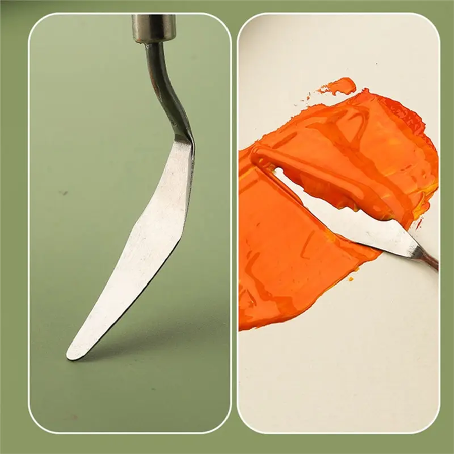 7/14 adet paslanmaz çelik yağl - Painting Knife Palette incelemesi ve fiyatı