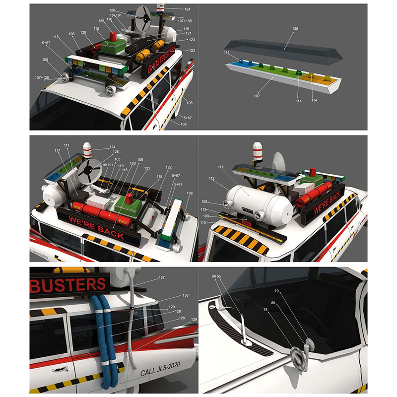 Ghostbusters araba Ecto-1A 1:2 - Art Craft Center incelemesi ve fiyatı