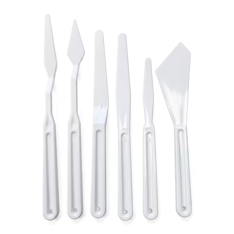 6 Parça Plastik Palet Bıçağı S - Painting Knife Palette incelemesi ve fiyatı
