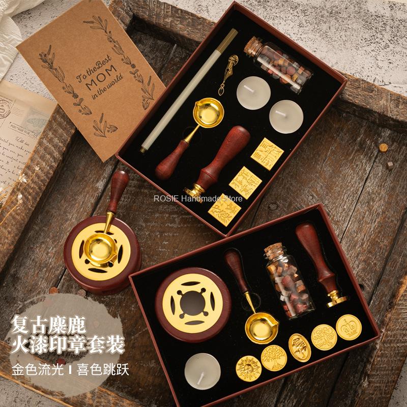 Mühür mumu damga Set lake damg - Batik Wax Kit incelemesi ve fiyatı