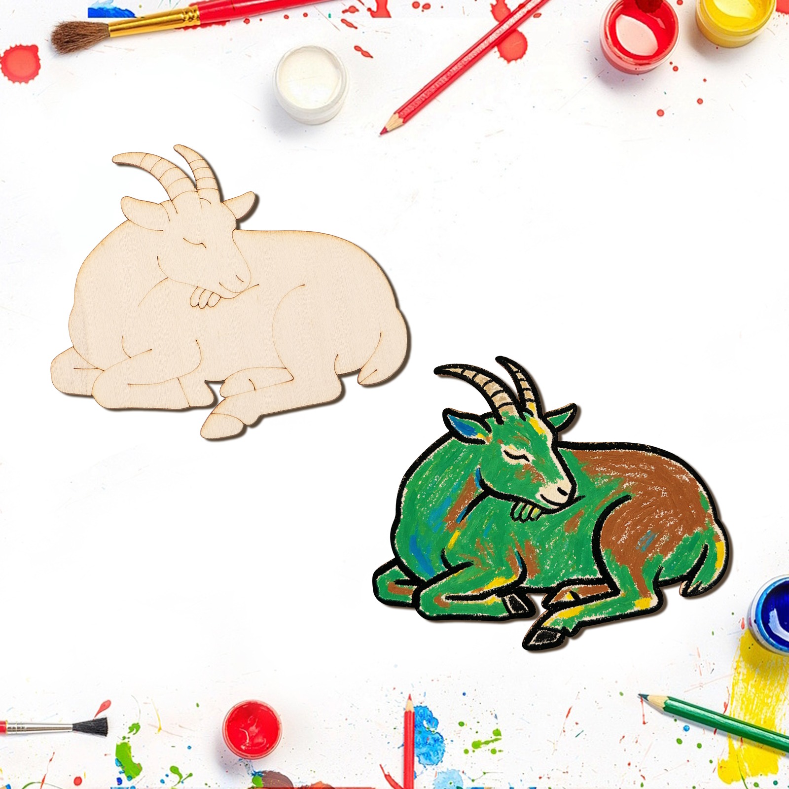 10 adet/takım Bitmemiş Ahşap K - Art Craft Us incelemesi ve fiyatı