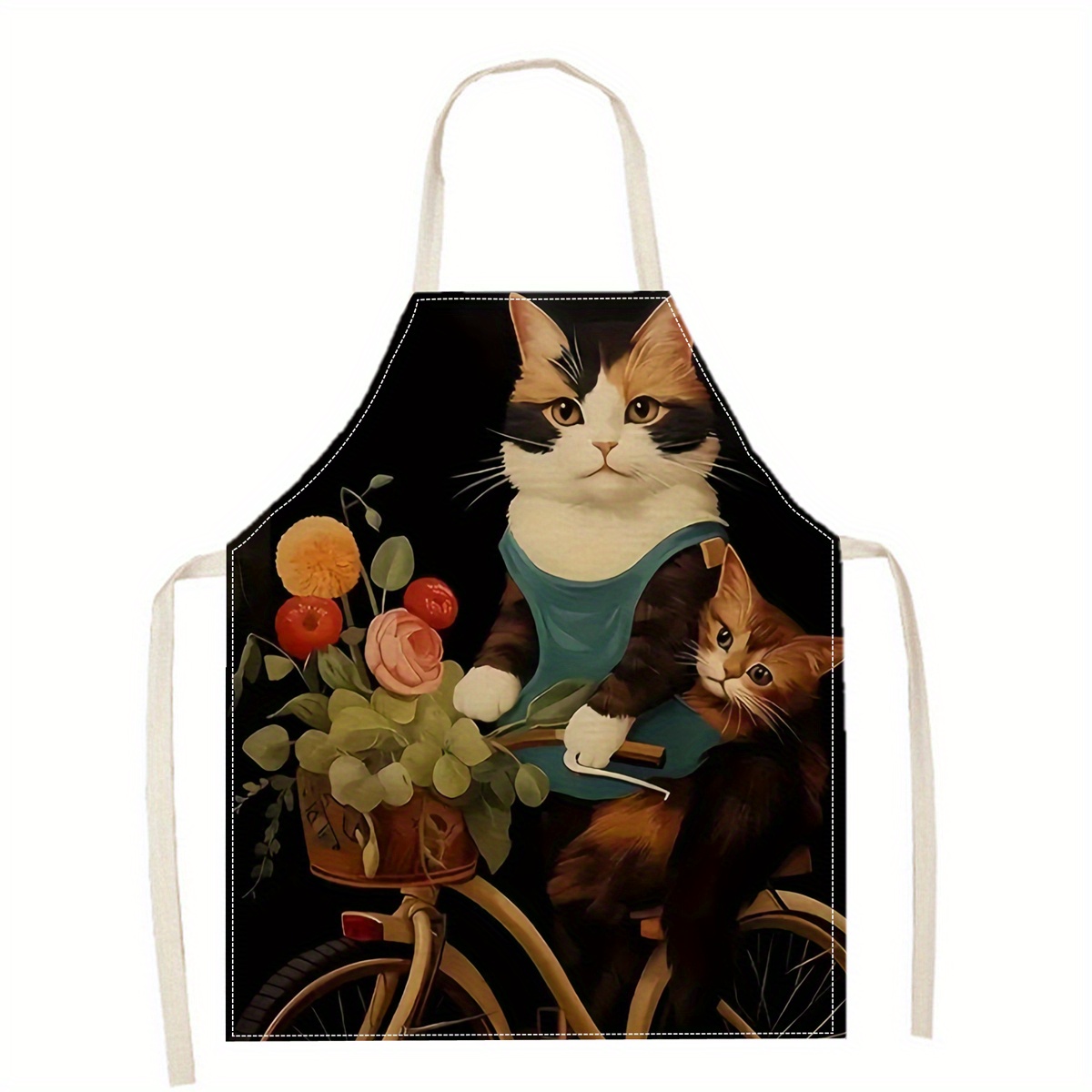 Keten Önlük Komik Kedi Güneş G - Art Craft Gift Ideas incelemesi ve fiyatı