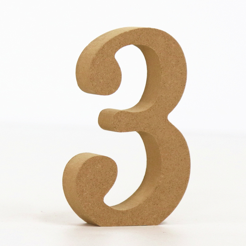 1 adet 10 cm Ahşap Renkli Sayı - Art Craft Number incelemesi ve fiyatı